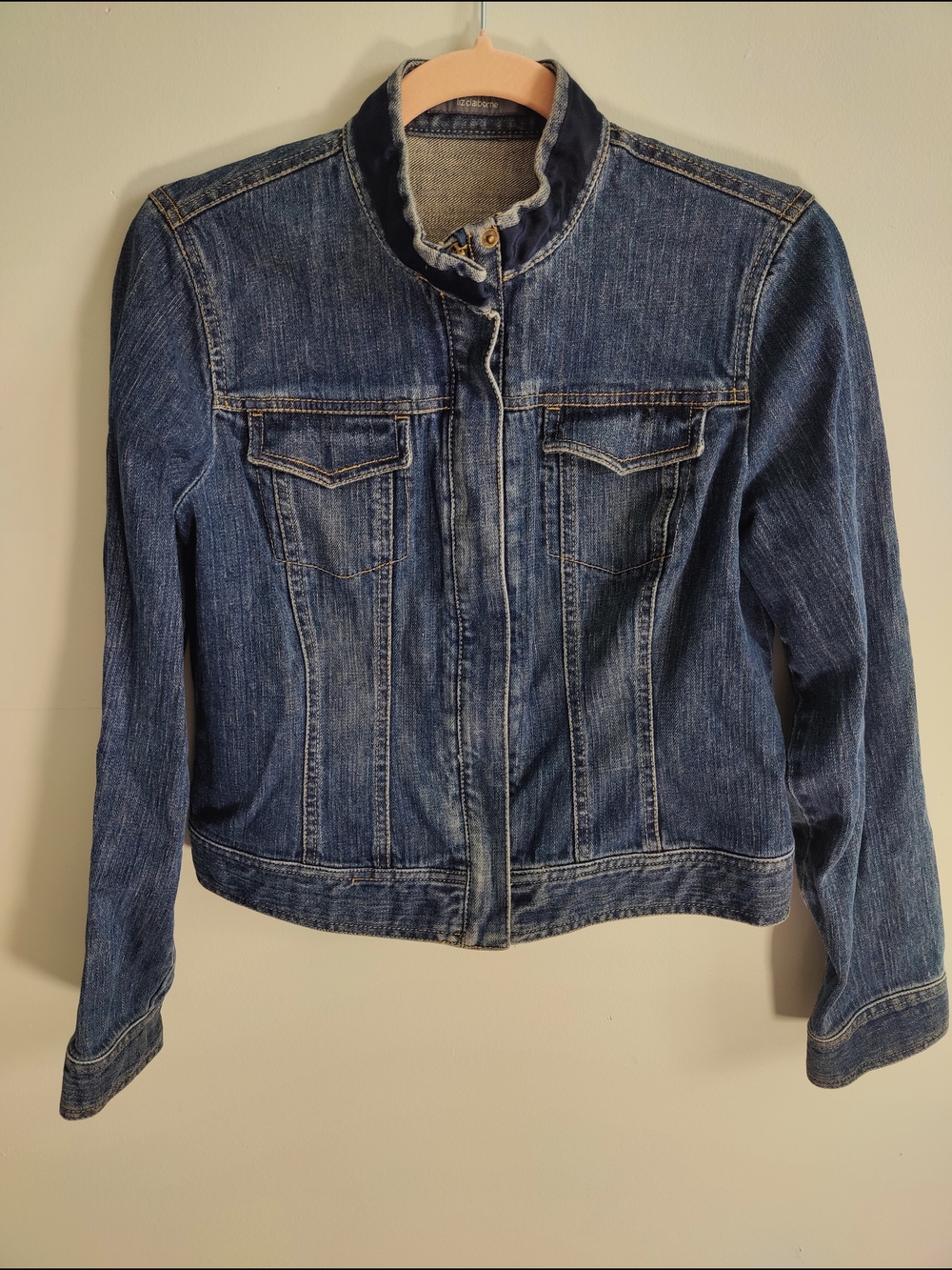 Denim Jacket - Dark Blue Women’s Jean Jacket